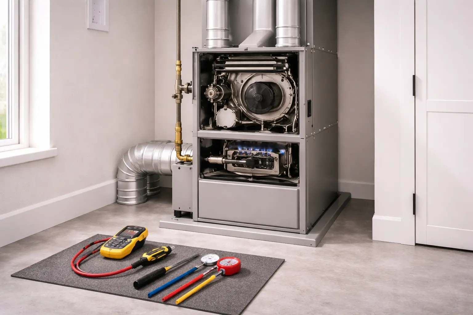 Gas Furnace Service services Los Angeles  -  AIRONE HVAC