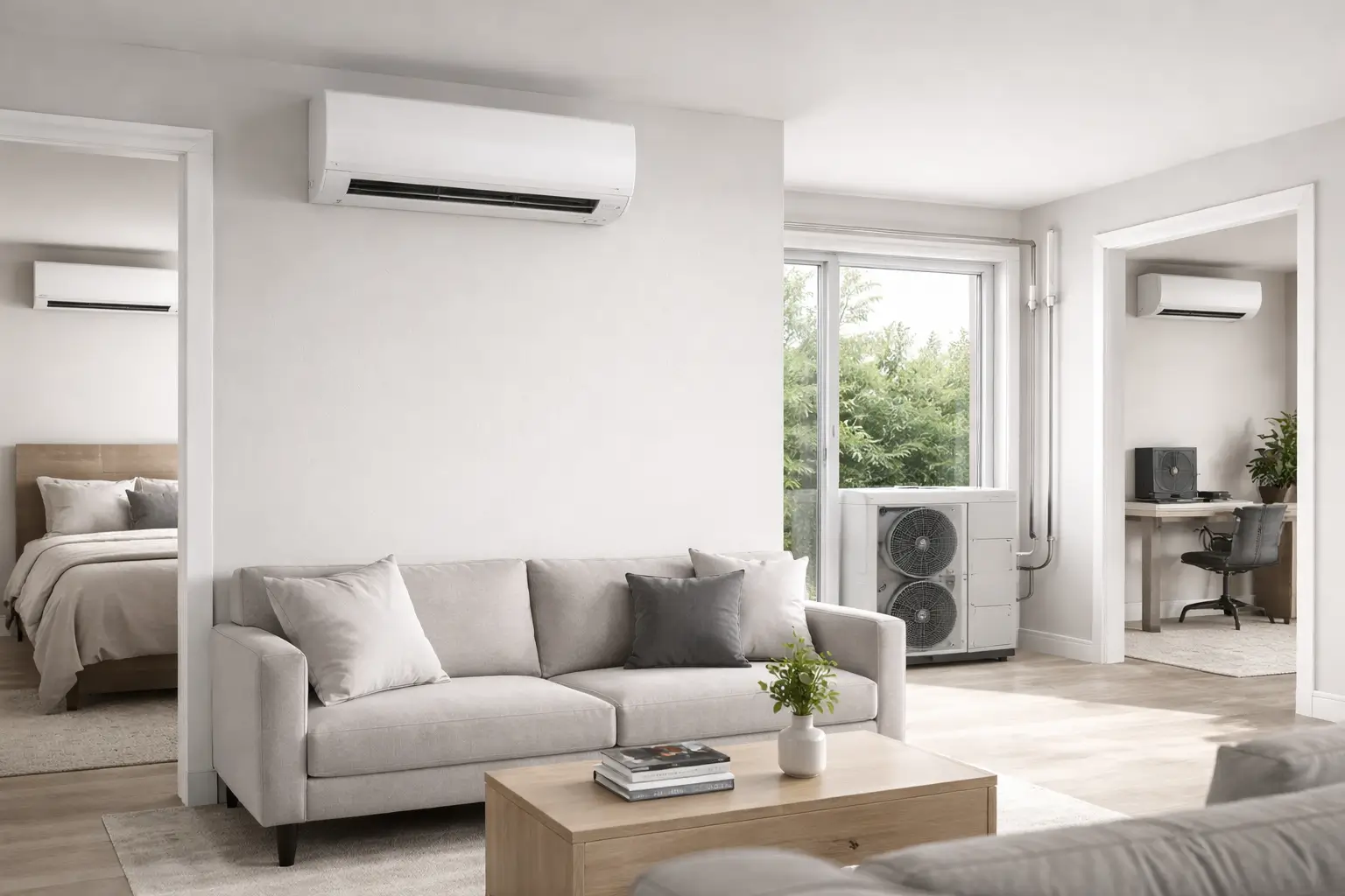 Commercial mini-split systems Los Angeles  -  AIRONE ductless HVAC for retail and office tenant improvements
